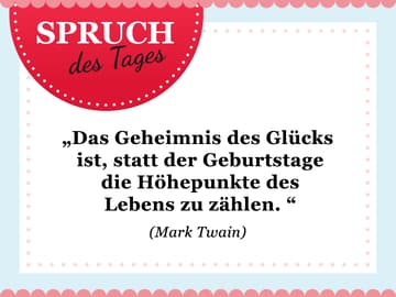 Spruch des Tages für den Oktober